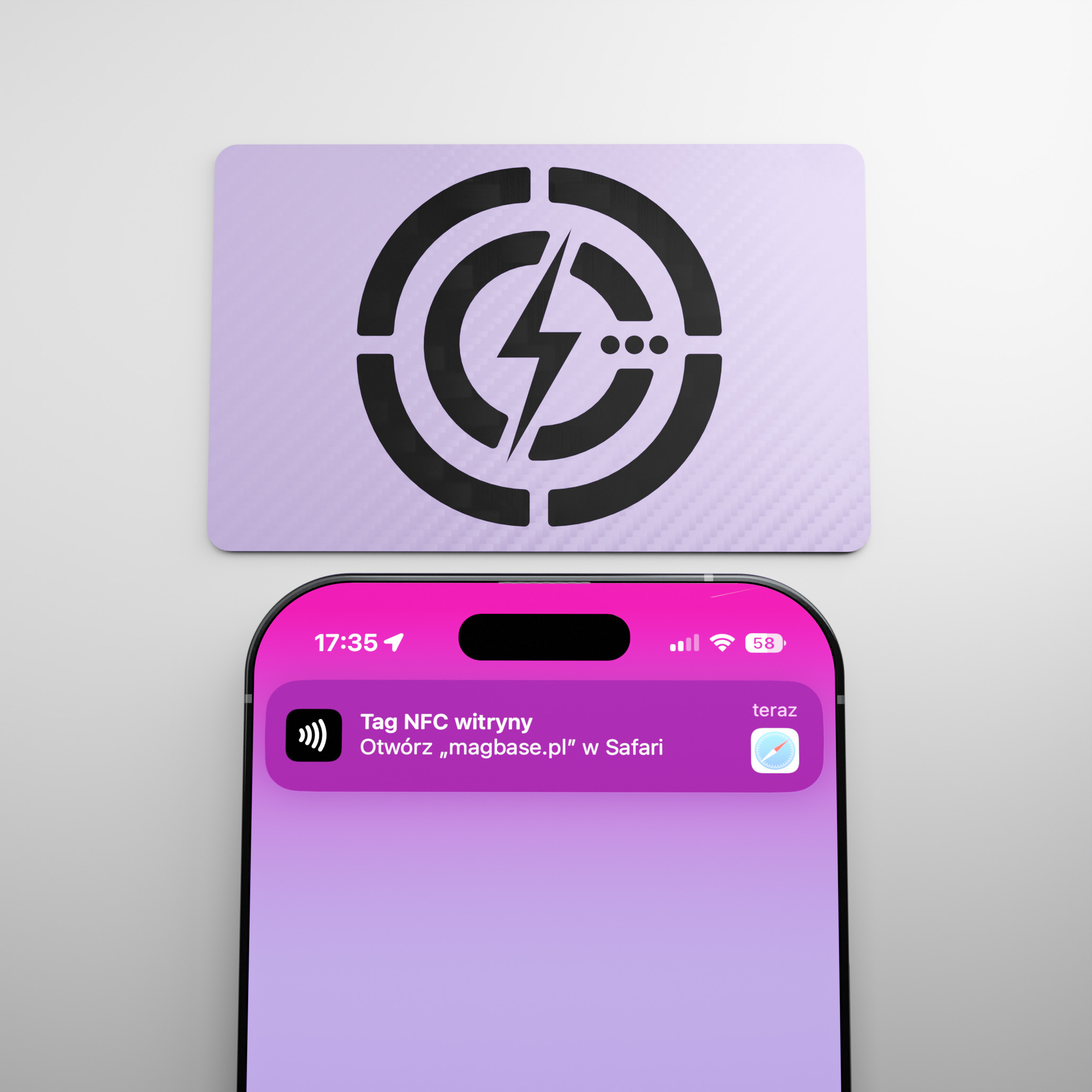Wizytówka NFC Magbase